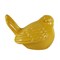 Kingston Living 10" Yellow Ceramic Distressed Finish Bird Decorative Figurine